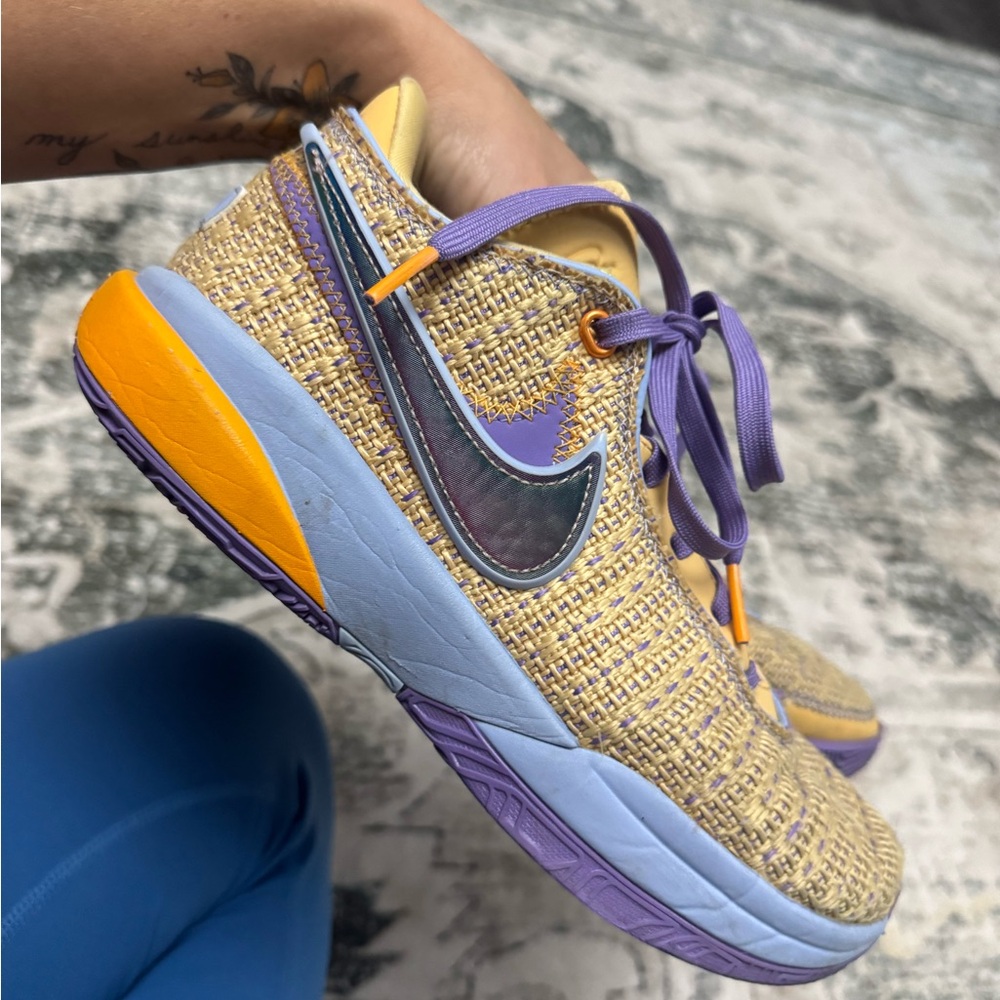 Nike Women's Sneakers in Yellow and Purple